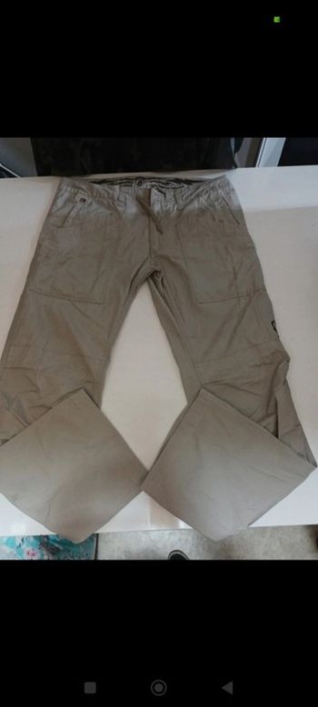 Pantalon jeans randonnée homme Quiksilver taille 46 jambes larges rétro vintage