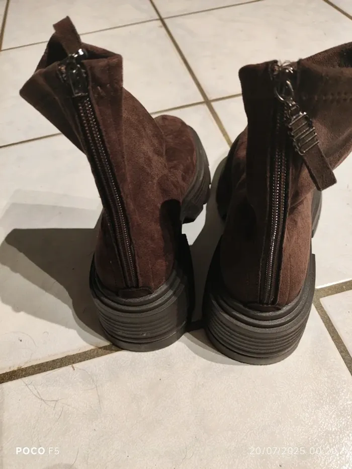 Botte marron taille 39 - photo numéro 13