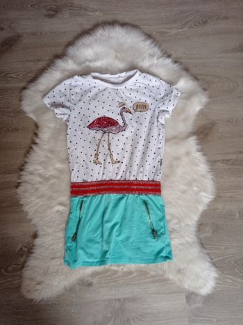 Name it 🦩robe chic 9 ans flamant rose sequin