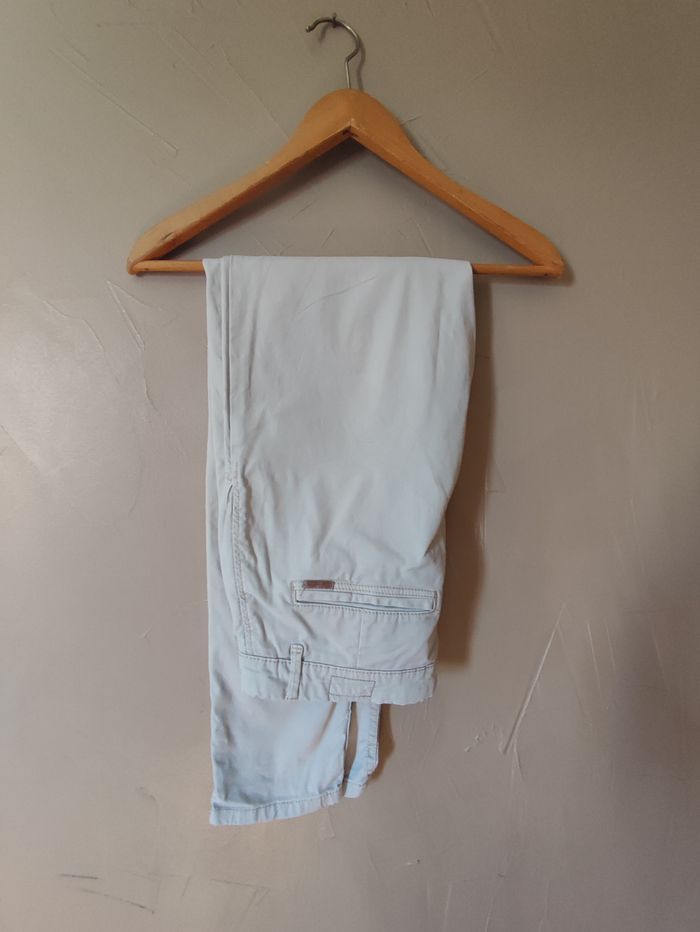 Chino couleur crème Zara taille 40 - photo numéro 4