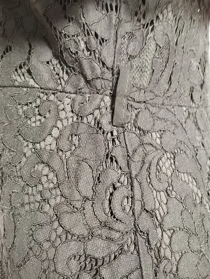 Robe Yumi noire effet "dentelle" taille 44 - photo numéro 8