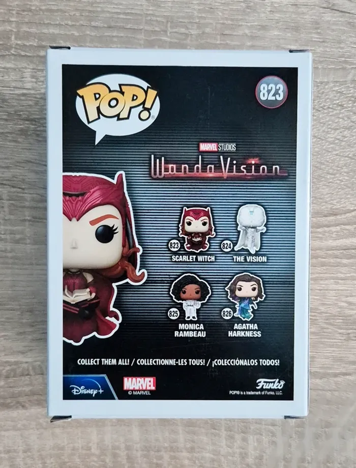 Figurine Pop Funko Marvel : Scarlet Witch (WandaVision) n°823 - photo numéro 4