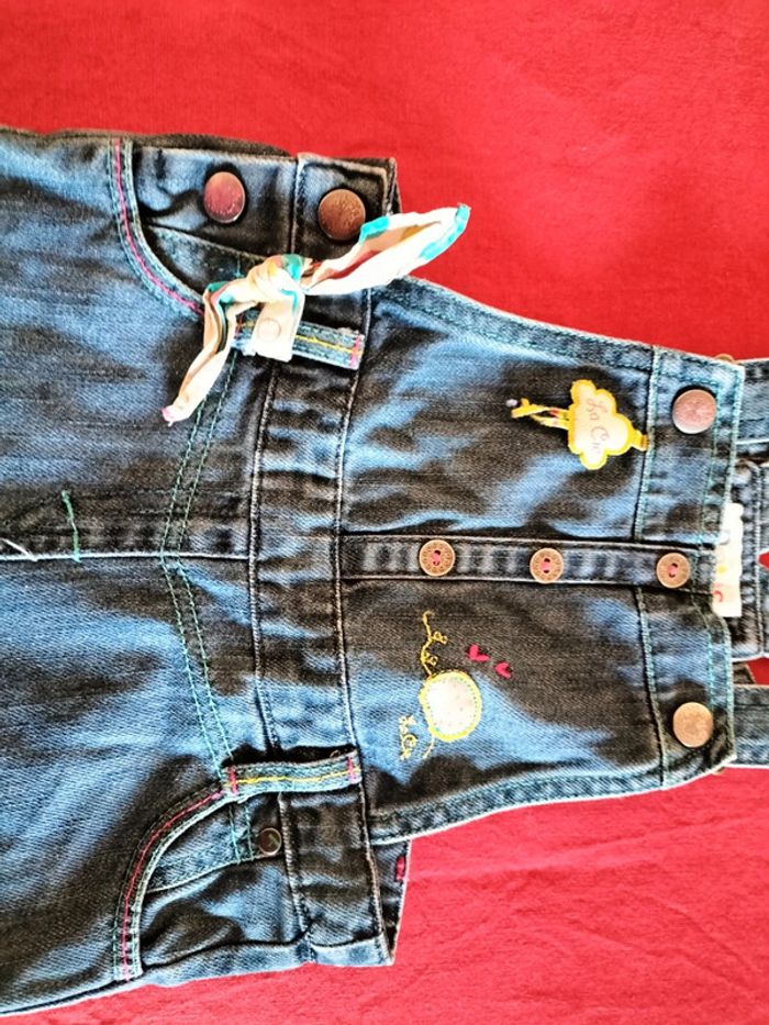 Salopette short bleu en 18 mois en DPAM - photo numéro 2