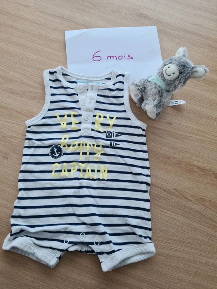 Barboteuse été bébé garçon