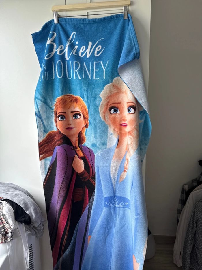 Serviette de plage la reine des neiges