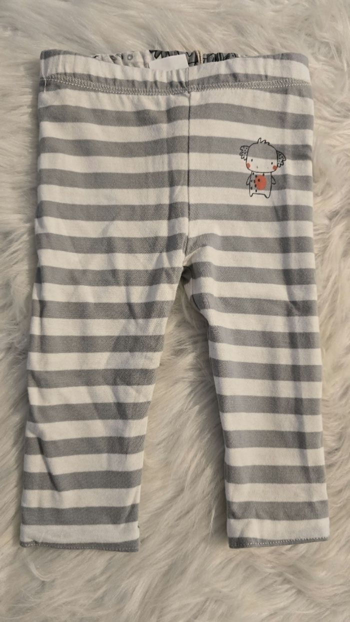 (Neufs non portés) 🏷🏷😍🥰💙💙superbe ensemble sweat zippé et legging réversible 6mois garçon 😍🥰💙💙 - photo numéro 3