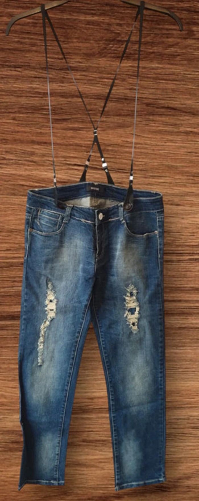 Pantalon en jean avec cinglet