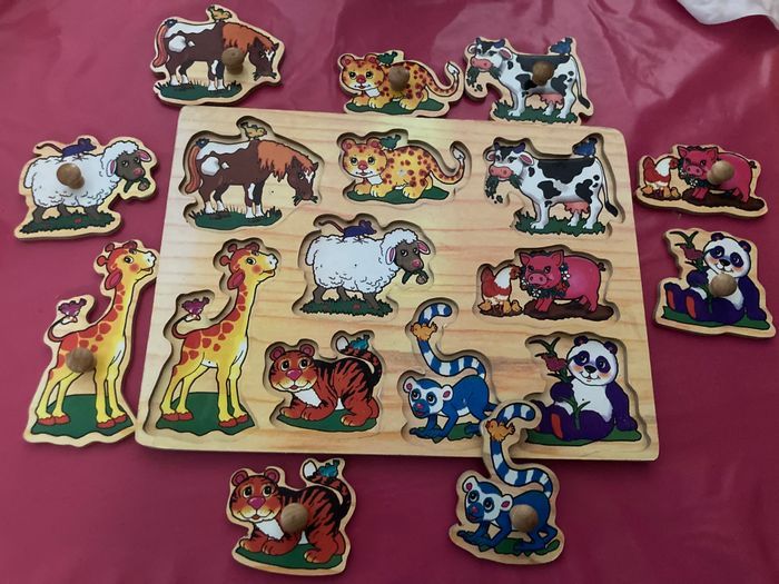 Puzzle encastrement gros boutons - photo numéro 2