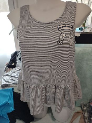 #kytieMfemme. Haut bretelles courte taille M