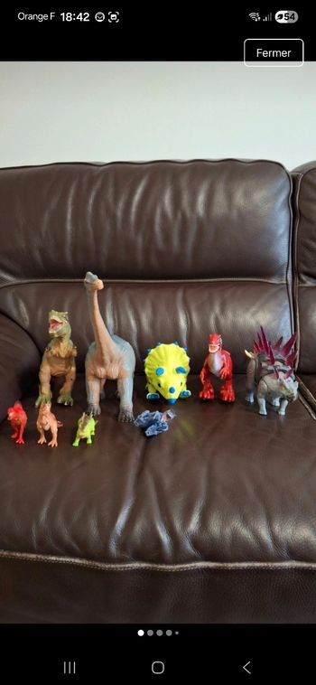 Lot de 9 Dinosaures