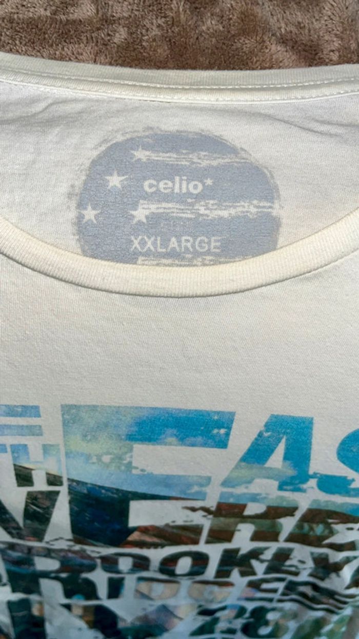 Lot 2 tee shirt homme taille XXL celio - photo numéro 7