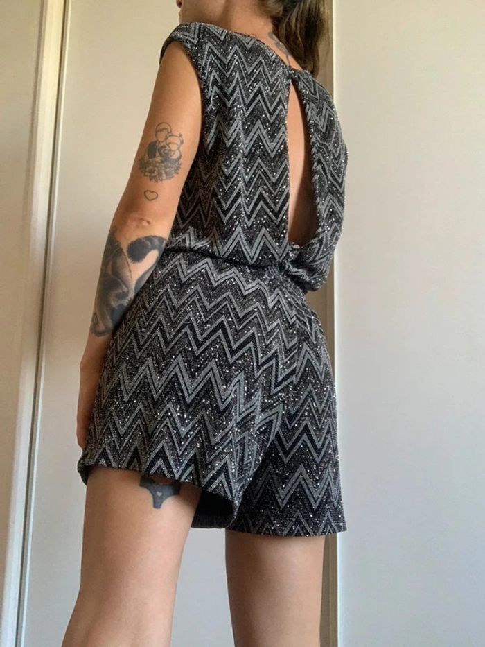 Combi short paillettes miss liberto taille m 38 - photo numéro 2