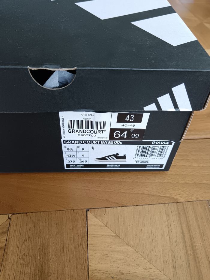 Baskets Adidas noires 43 - photo numéro 4