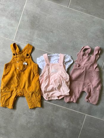 Lot de 3 combinaisons bébé
