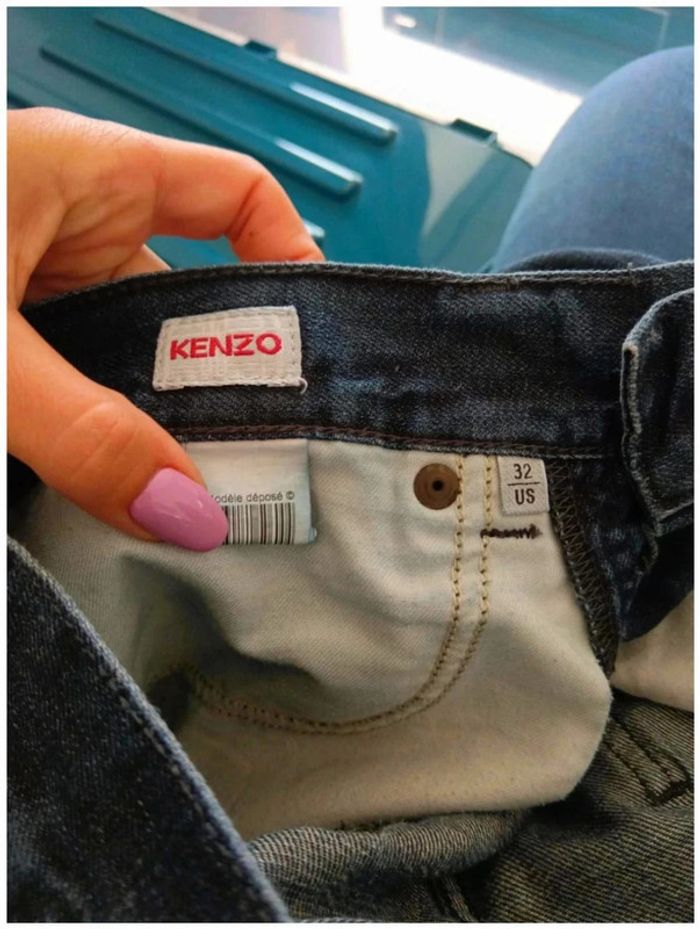C18 jeans marine Kenzo W32 - photo numéro 5