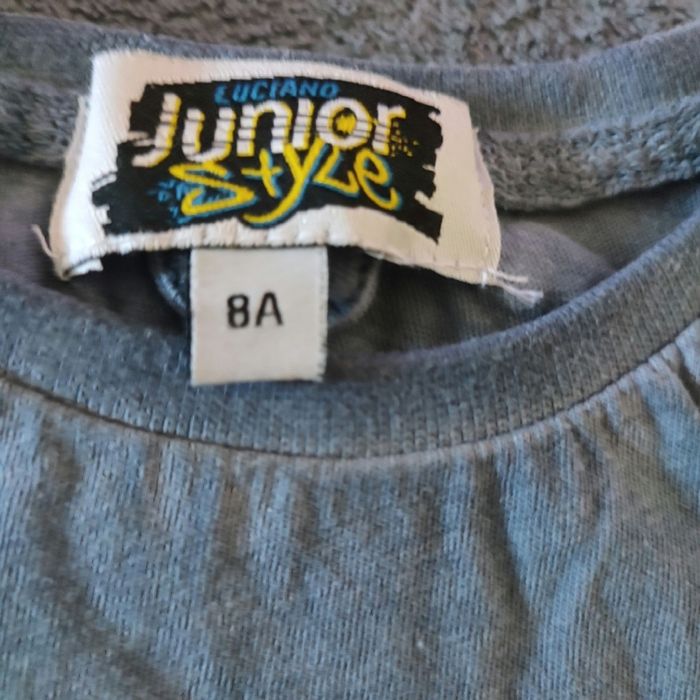 Tee-shirt 8 ans gris - photo numéro 3