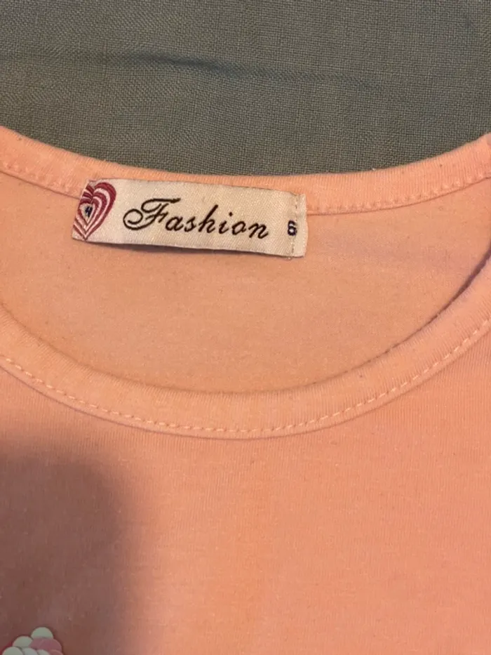 T-shirt manches longues rose - Fashion - 6 ans - photo numéro 2