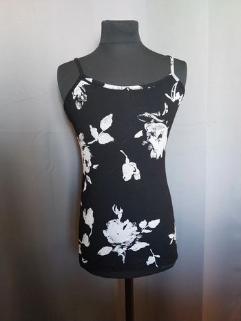 Débardeur fleur blanche