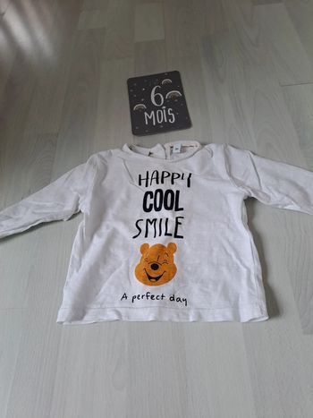 T-shirt winnie l'ourson 6 mois