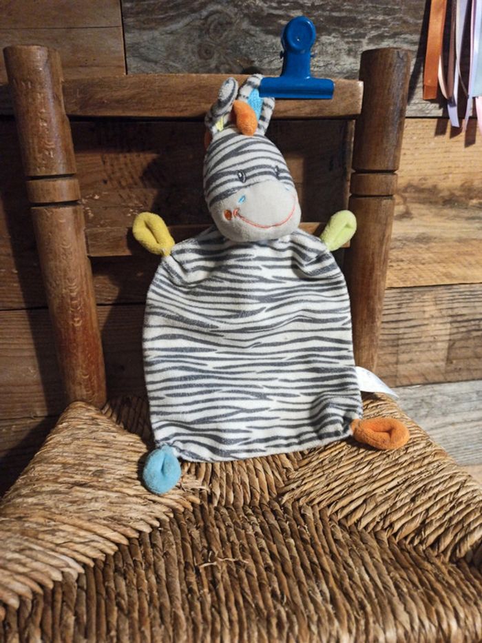 Doudou zèbre Nicotoy be - photo numéro 2