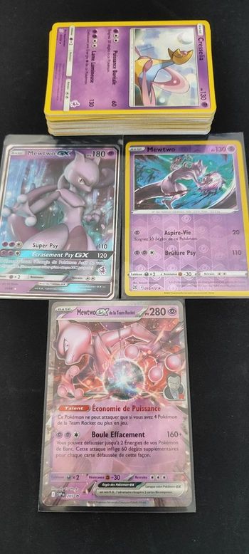 Lot Mewtwo + 60 cartes