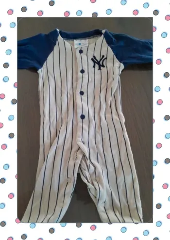 Pyjama baseball 12 mois