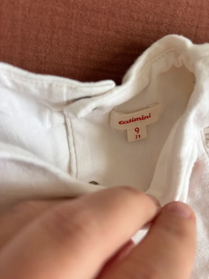 Ensemble catimini bébé fille taille 9 mois - photo numéro 4