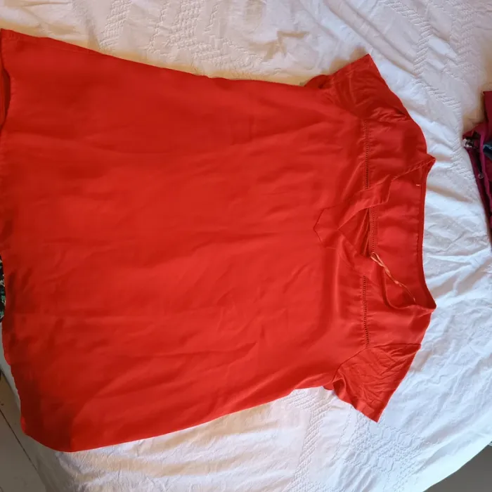 Blouse orange camaïeu