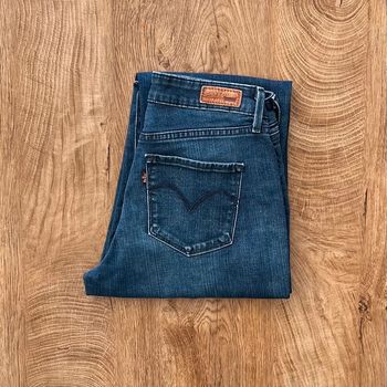 Jean/pantalon bleu Levi's Demi Curve Classic, femme, taille W 26 L 32 (36 taille française)