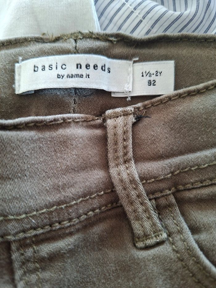 Jegging, t-shirt manches longues et chemise 24 mois - photo numéro 6