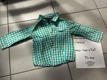 Chemise garçon 24 mois