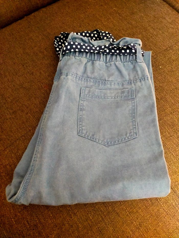 Pantalon fille bleu orchestra 12 ans taille élastique. - photo numéro 2