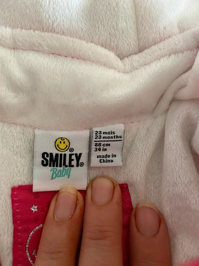 Combinaison ski fille chaussettes bonnet 24 mois - photo numéro 3