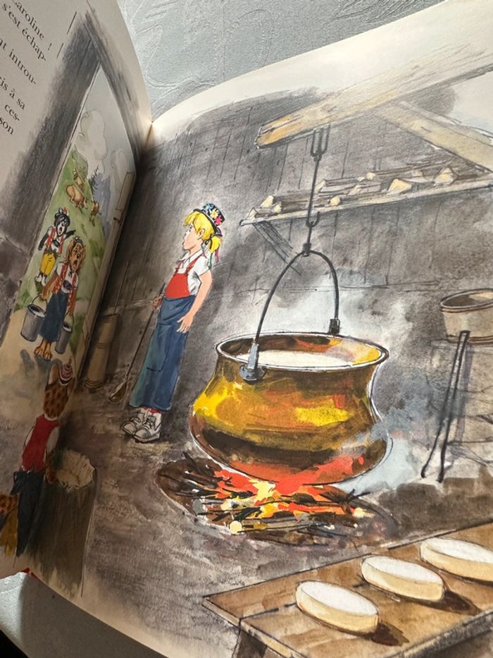 Ouvrage édition limitée Caroline dans les Alpages livre bd album Pierre Probst - photo numéro 4