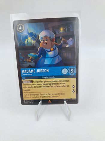 Carte Lorcana 153/204 FR chap. 2 : Madame Judson