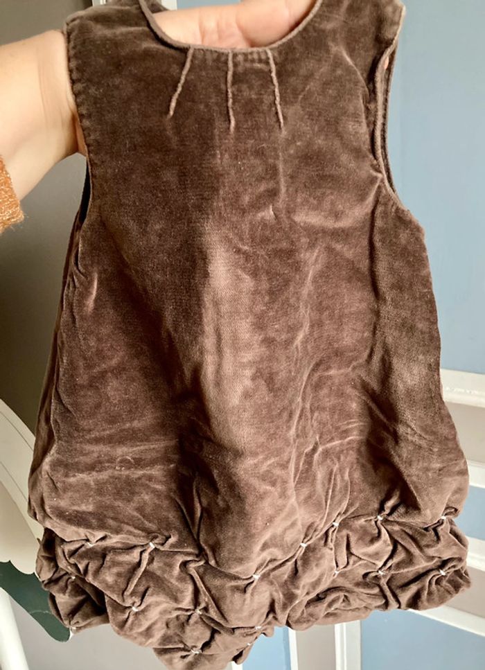 Robe boule Velours 18 mois Grain de Blé