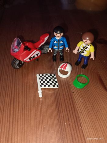 Playmobil - set 4780 - 2 enfants et mini moto