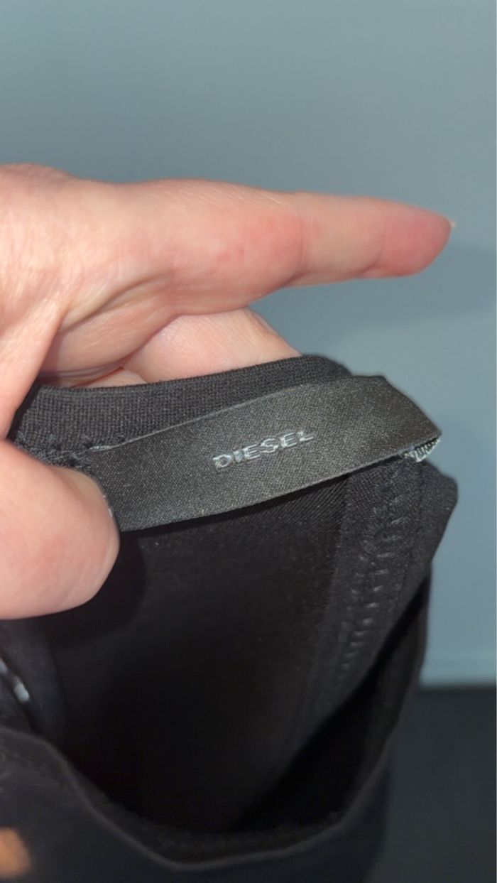 DIESEL - Robe courte sans manches - Taille XS - Noir - photo numéro 2