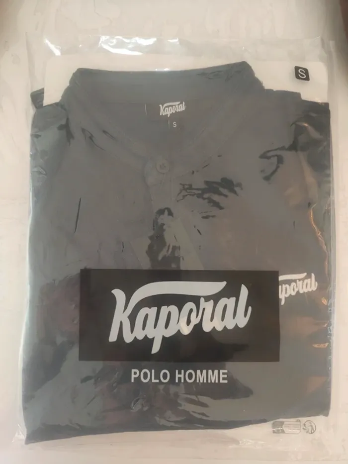 Polo homme Kaporal noir S