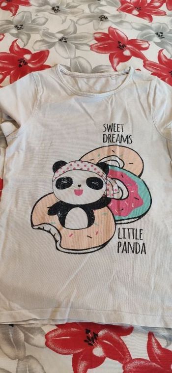 T-shirt manches courtes fille 4/6 an