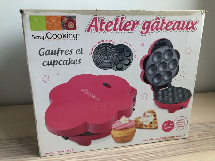 Mini four gaufres et cupcakes