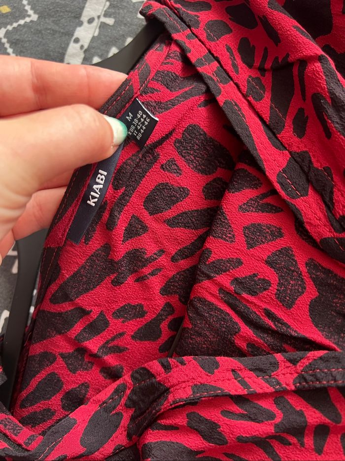 Chemisier noir et rouge - photo numéro 4