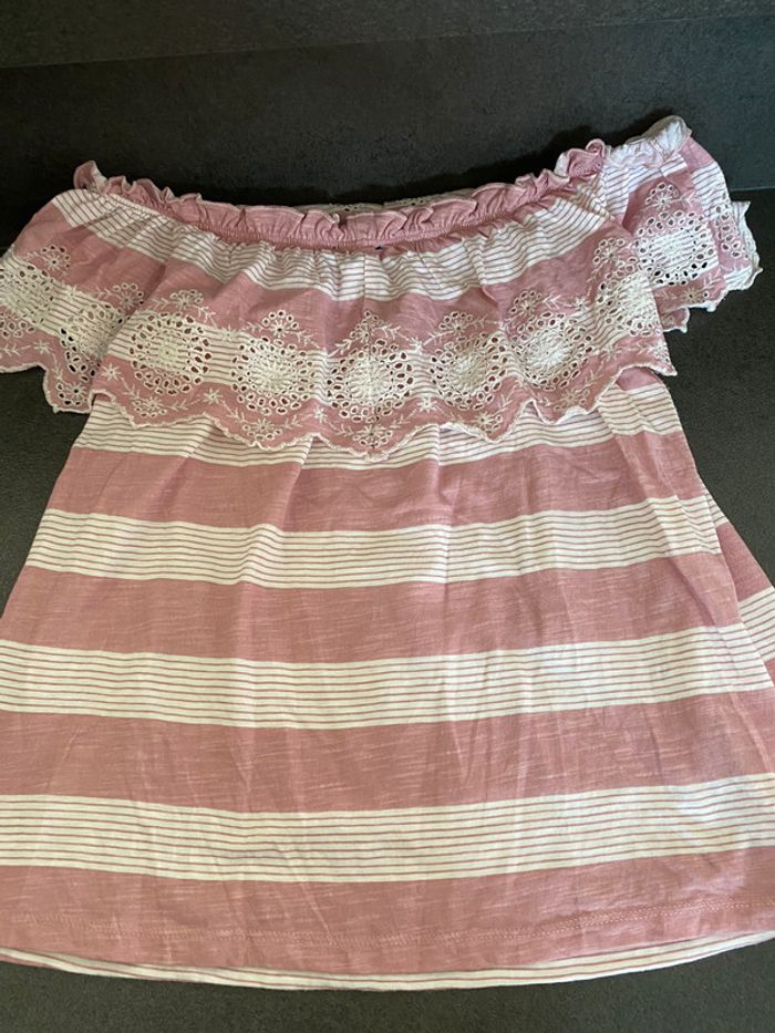 Haut avec volant neuf - photo numéro 2