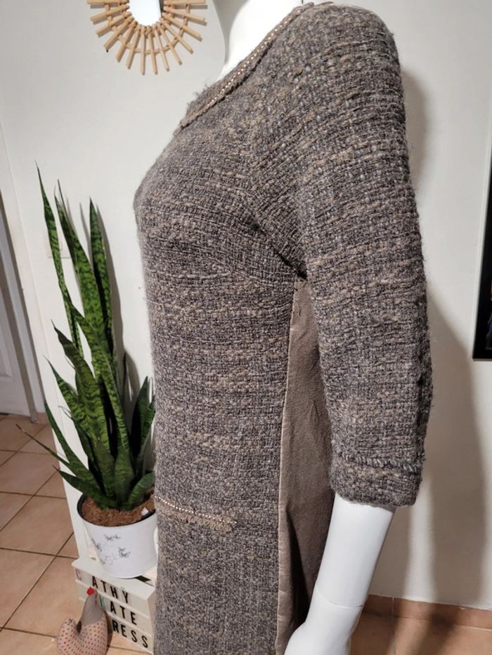 Ensemble robe et veste avec laine - photo numéro 7