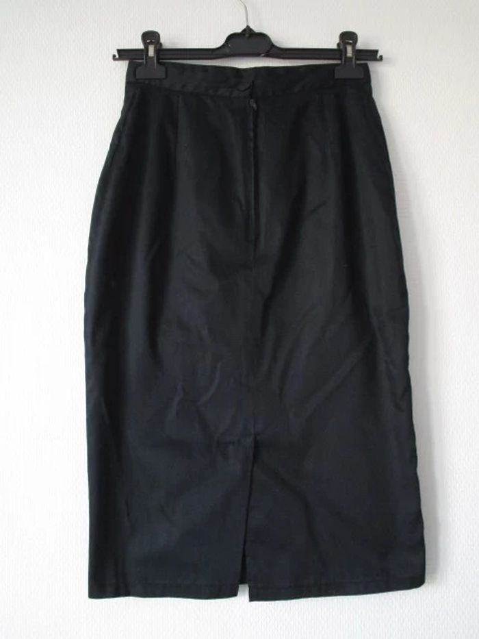 Jupe noire vintage 34 TBE - photo numéro 4