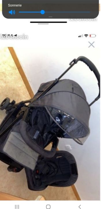 Poussette avec siège auto