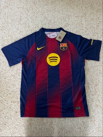 Maillot équipe Barcelone neuve taille L