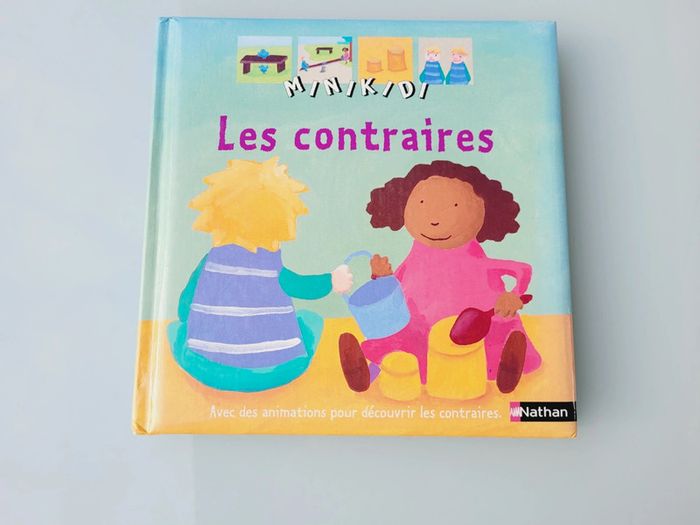 Livre animé de flaps, tirettes.. Minikidi : Les Contraires - photo numéro 2