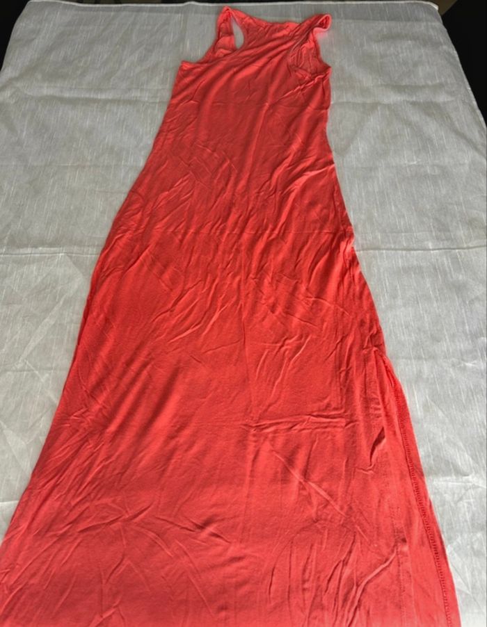 Robe longue corail - photo numéro 3