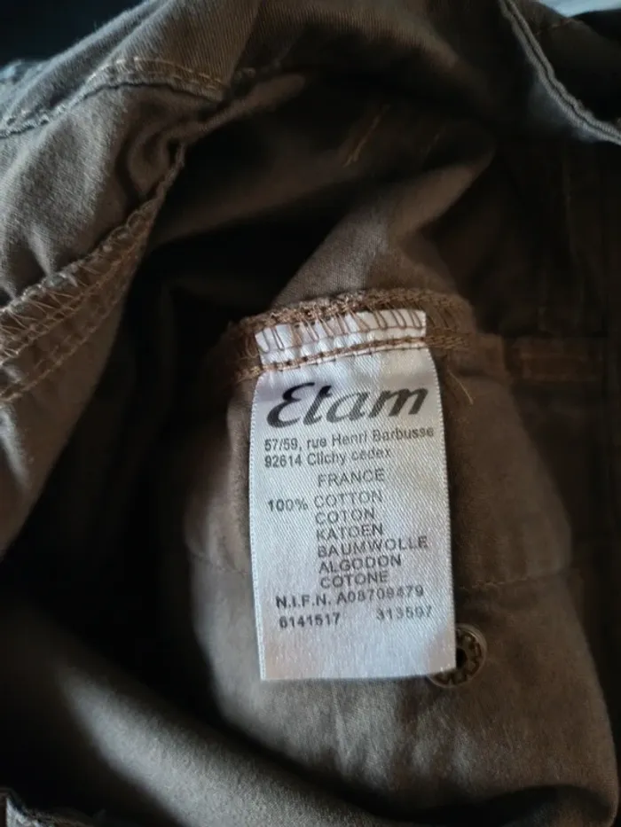 Pantalon grande taille femme. Marque Etam (A286) - photo numéro 4